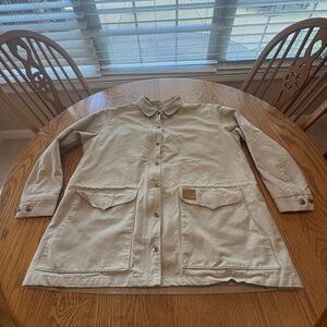 Powder River Outfitters by Panhandle Slim Canvas Ranch Barn Coat Men’s XL Cream